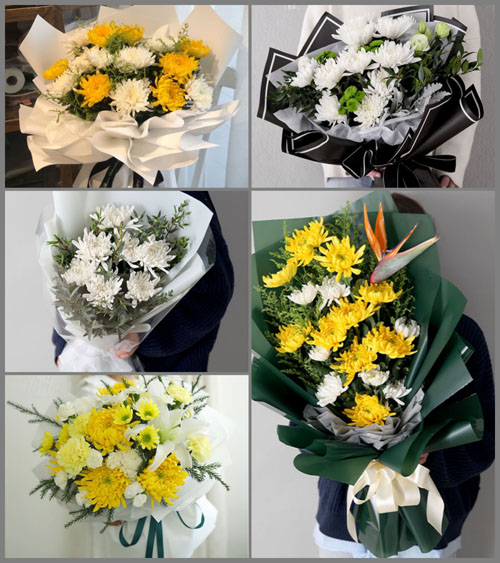 福建福州福清市石竹街道白事花束代送